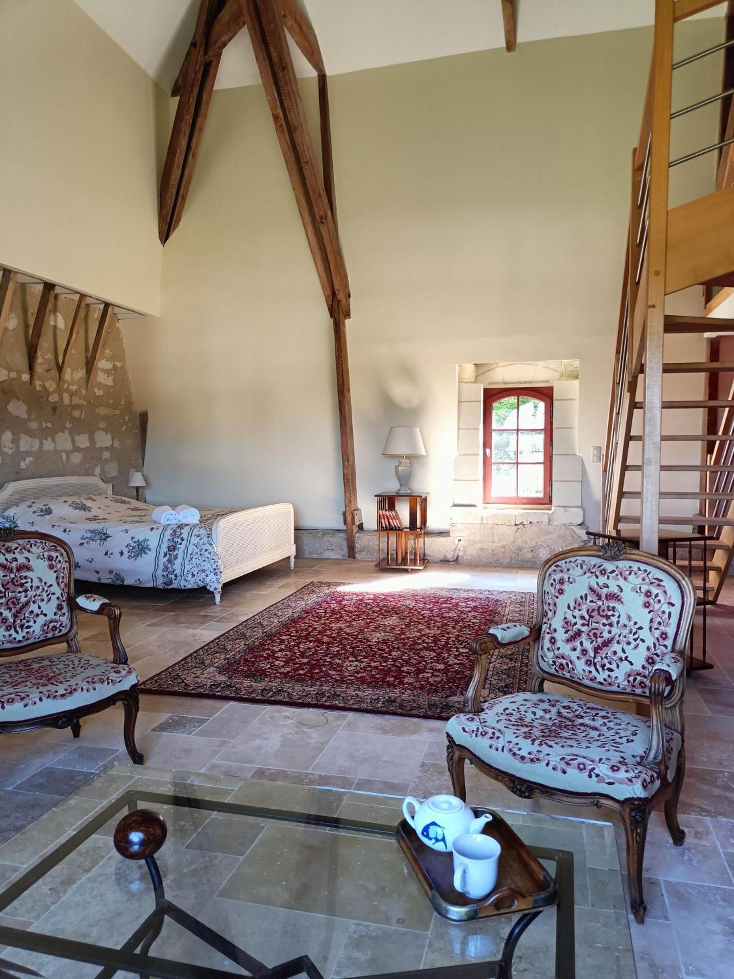 Chambres D'Hotes Au Chateau De Gizeux Luaran gambar